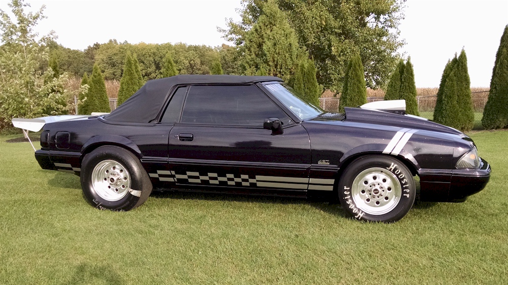 Black 1990 Mustang Convertible
