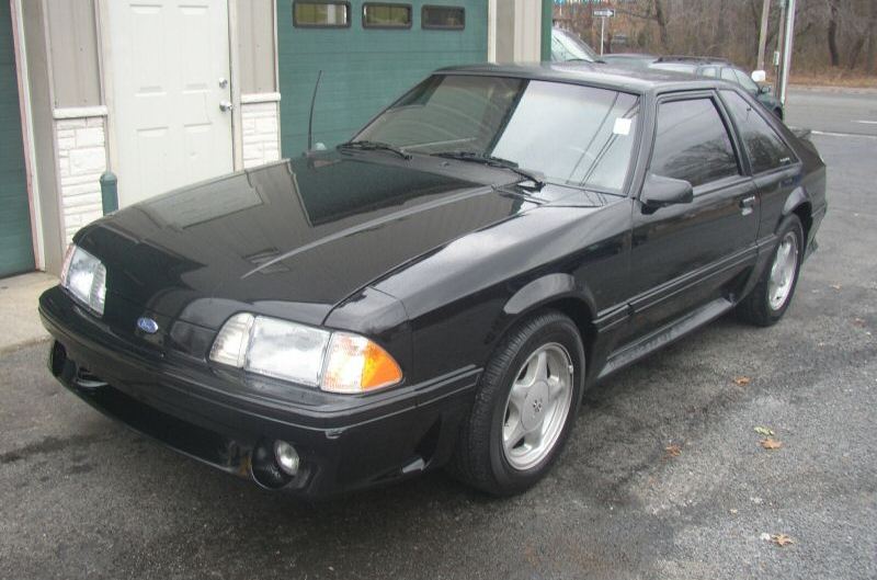 Black 1991 Mustang GT Hatchback