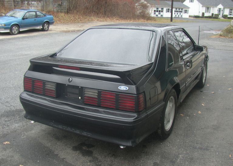 Black 1991 Mustang GT Hatchback