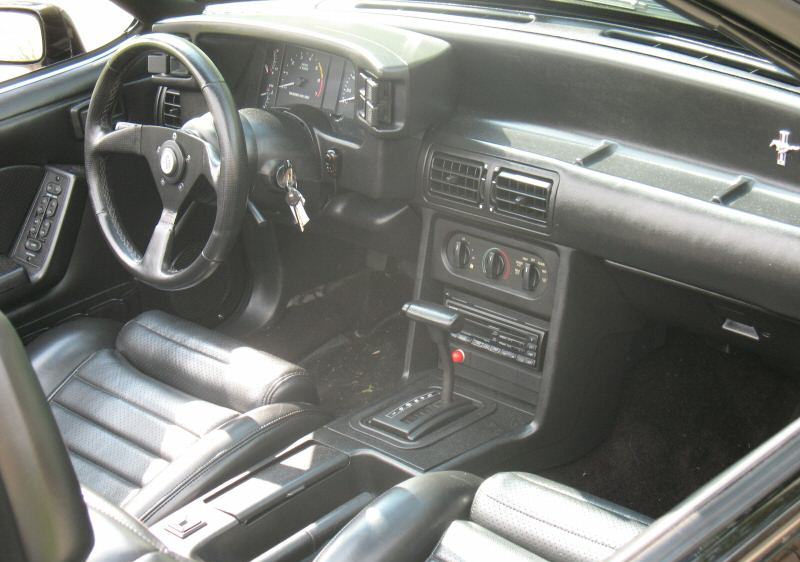 Modified Black 1991 Mustang LX Convertible