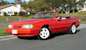 Vibrant Red 1992 Mustang LX Convertible