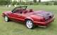 Wild Strawberry 1992 Mustang LX Convertible