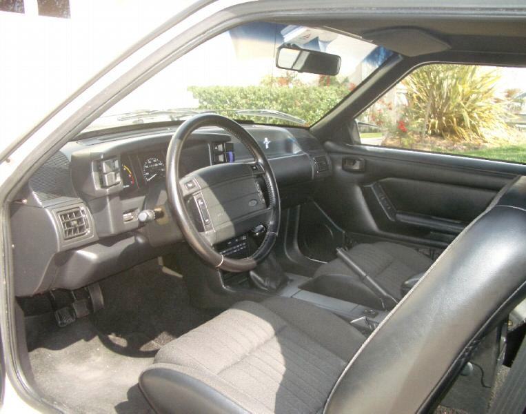 Interior 1993 Mustang LX Hatchback