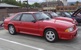 Bright Red 1993 Mustang GT Coupe