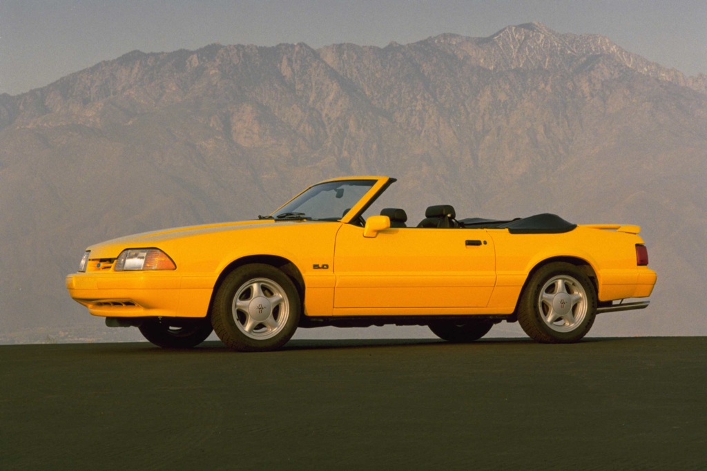 Canary Yellow 1993 Mustang Feature Convertible