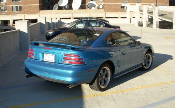 Teal blue 1994 Mustang GT