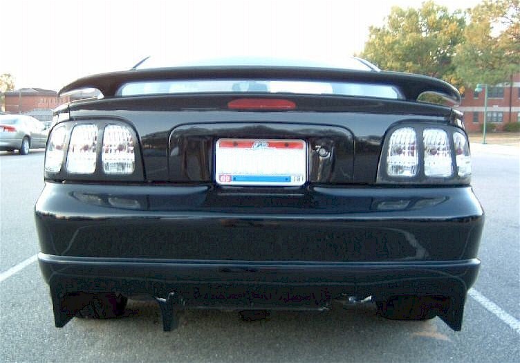 Modified Black 1994 Mustang Coupe