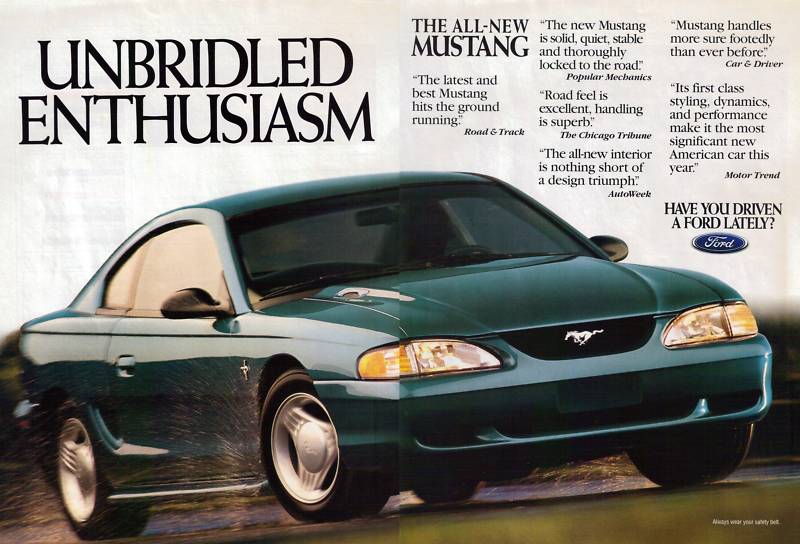 1994 Mustang Ad