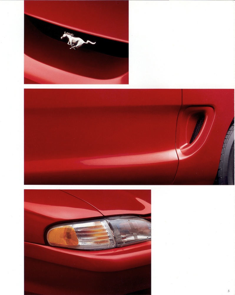 Page 3: 1994 Ford Mustang Promotional Brochure