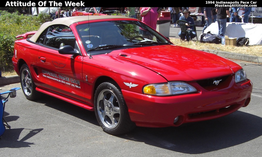 Rio Red 1994 Indianapolis Pace Car convertible