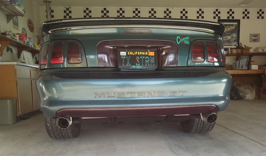 Deep Forest Green 1995 Mustang GTS