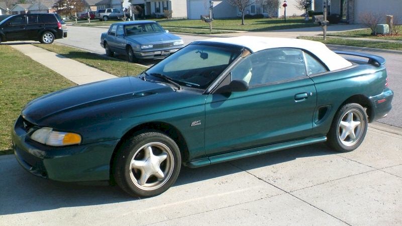 Forest Green 1995 Mustang GT