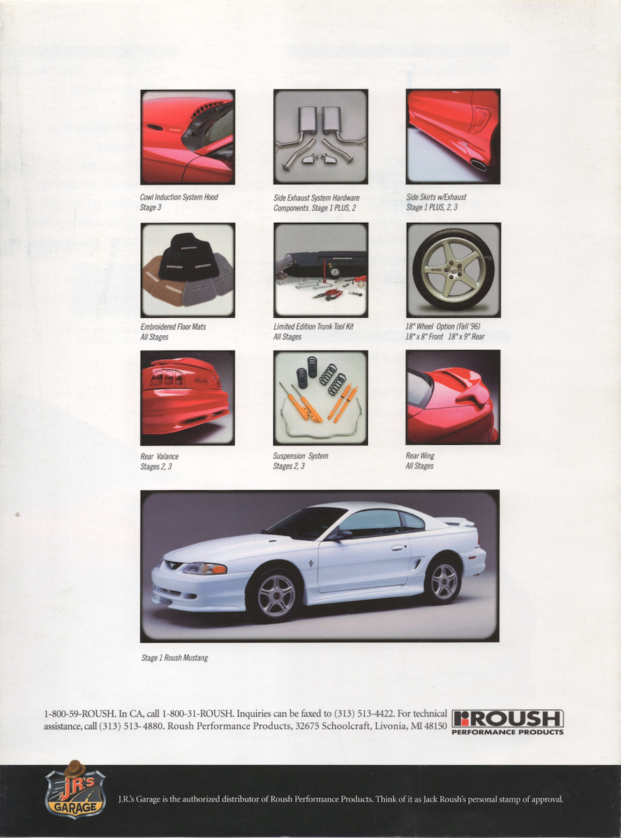 1995 Roush Mustang features