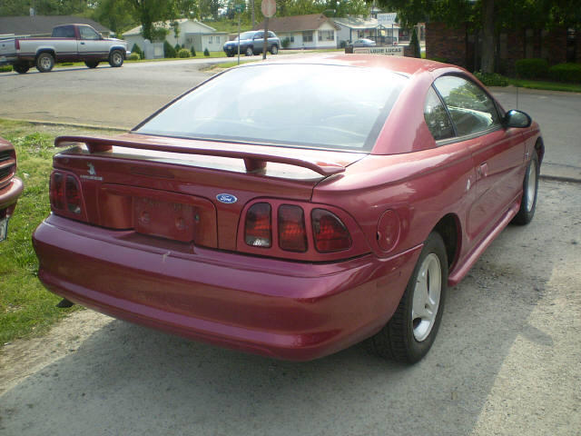 Laser Red 1996 Mustang V6 Coupe