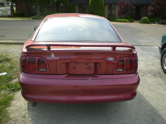 Laser Red 96 Mustang V6 Coupe