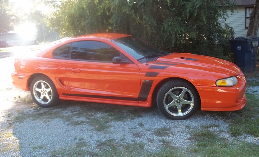 Bright Tangerine 1966 Mustang GT