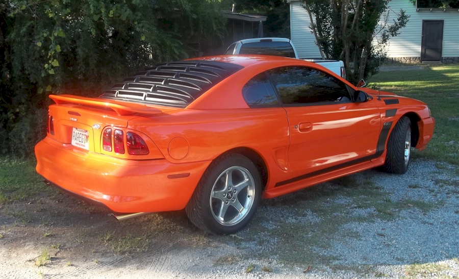 Bright Tangerine 1966 Mustang GT