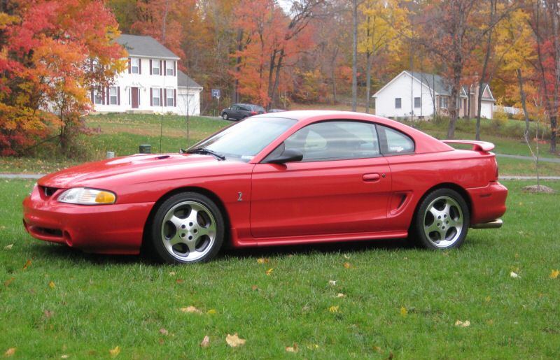 Rio Red 1997 Mustang Cobra coupe