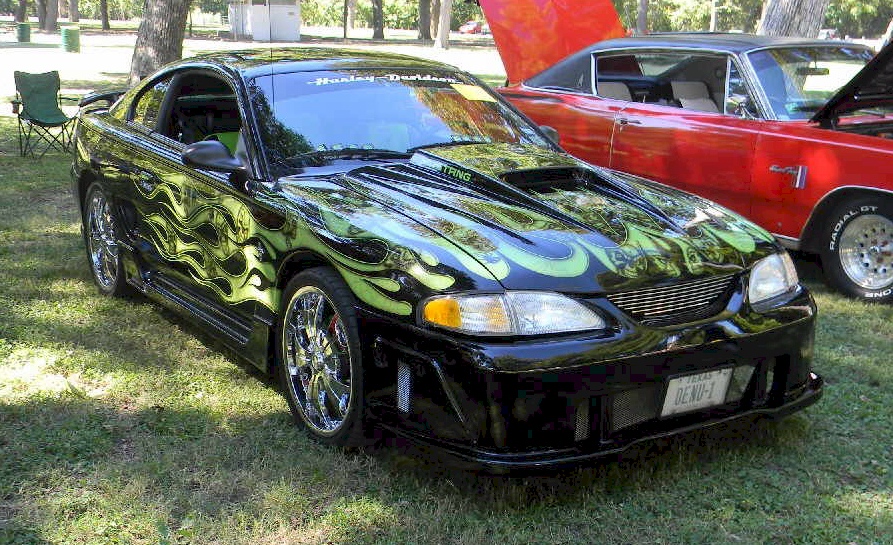 Black 1998 Mustang