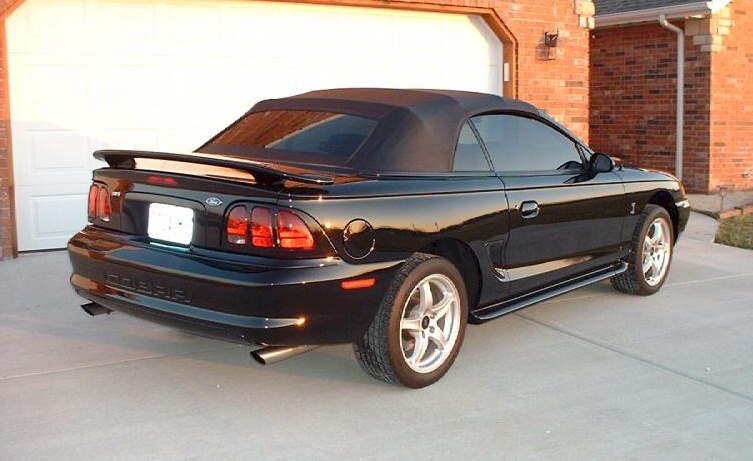 Black 1998 Cobra Convertible