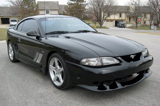 Black 1998 Saleen Coupe