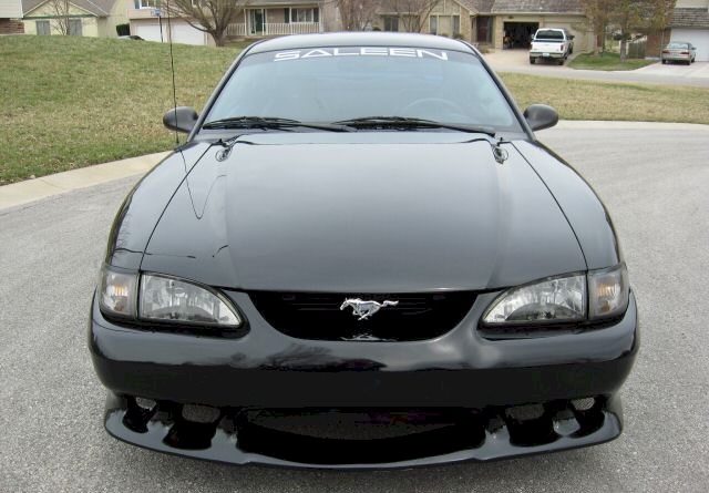 Black 1998 Saleen Coupe
