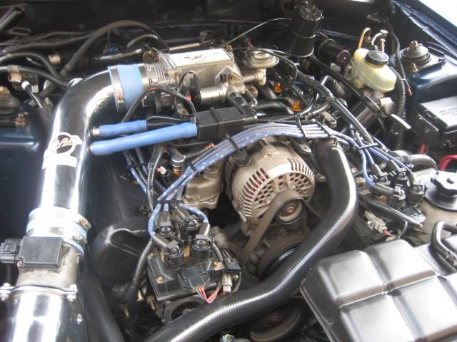 supercharged V8 engine