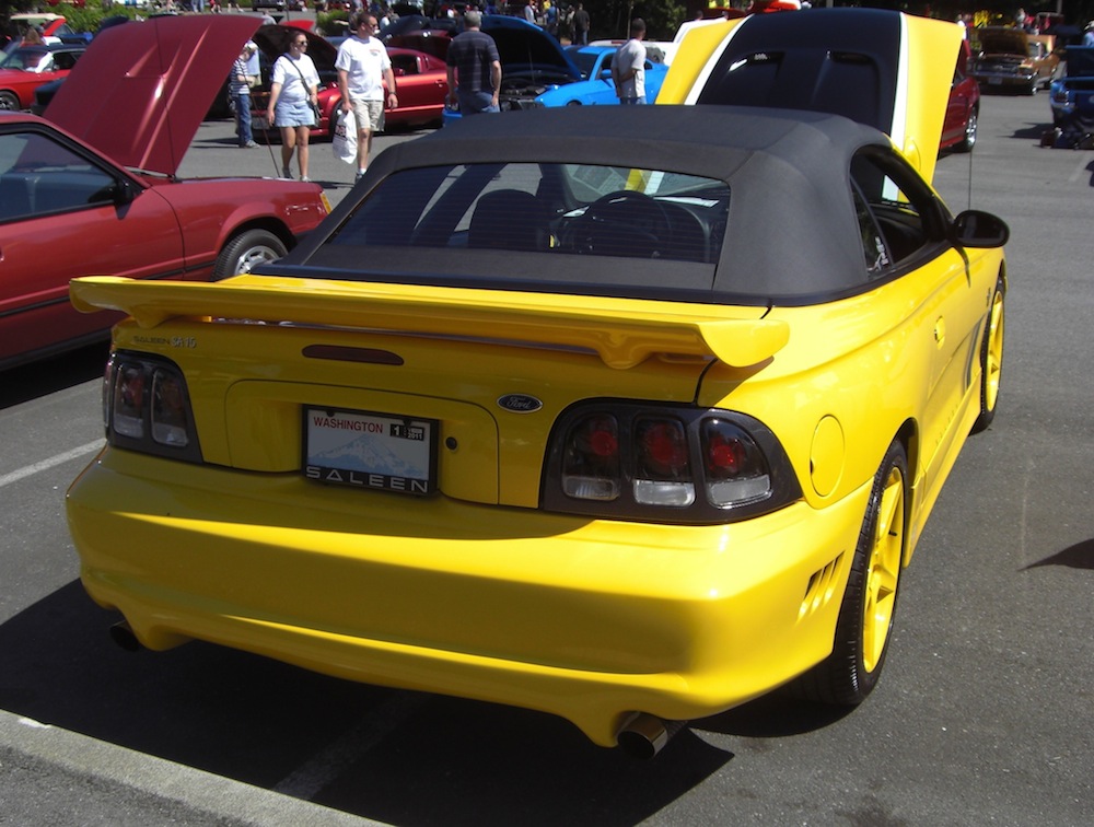 Chrome Yellow 98 Mustang Saleen SA-15 Convertible