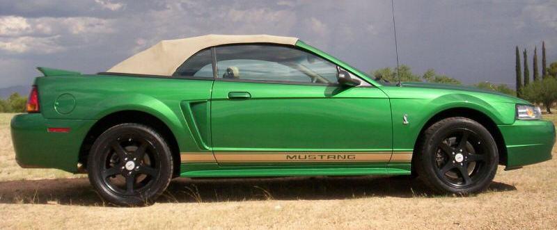 1999 Electric Green SVT Cobra right side