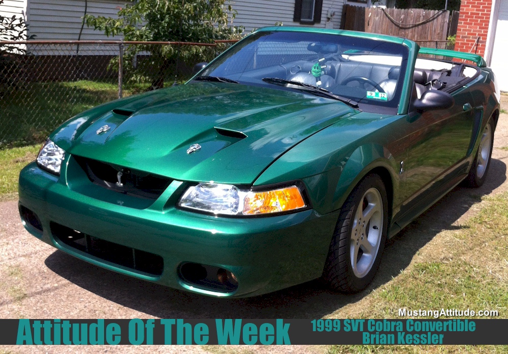 Electric Green 1999 Cobra Convertible