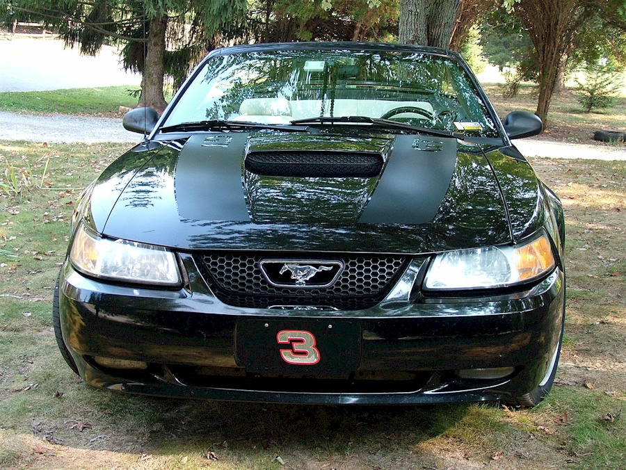 Black 2000 Mustang GT Convertible