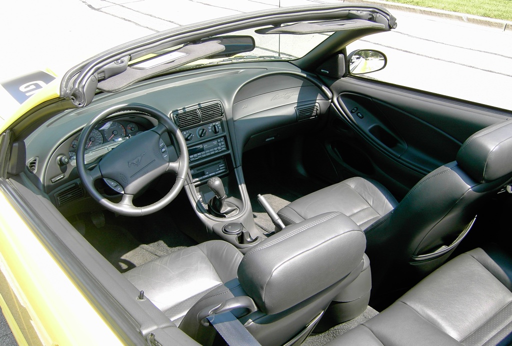 Zinc Yellow 2000 Mustang GT Spring Feature Convertible