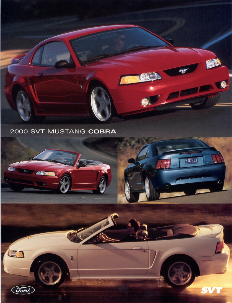2000 Mustang Cobra Promotional Card