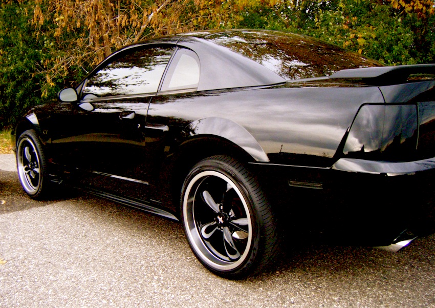 Black 2001 Mustang GT Coupe