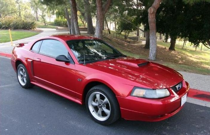 Laser Red 2001 Mustang GT