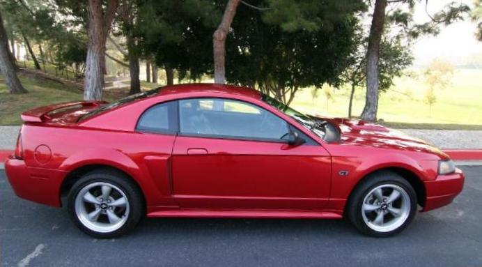 Laser Red 2001 Mustang GT