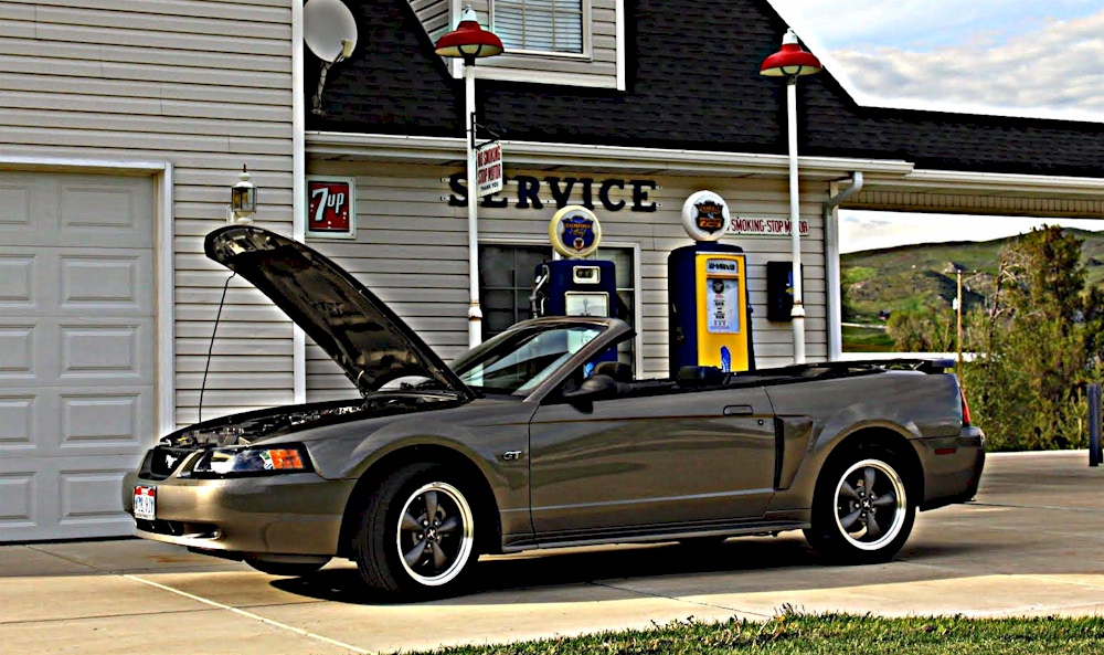 Mineral Gray 01 Mustang GT Convertible