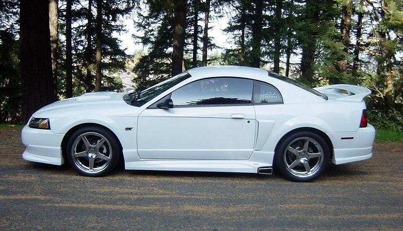 White 2001 Mustang Roush