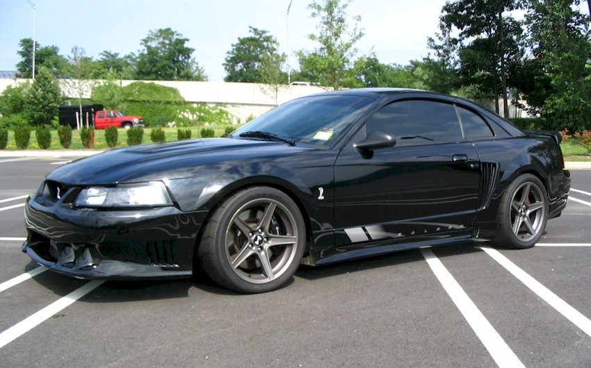Black 2001 Saleen Coupe