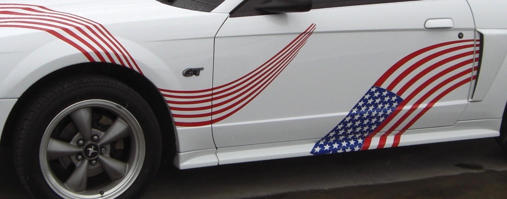 Custom American Flag Graphics