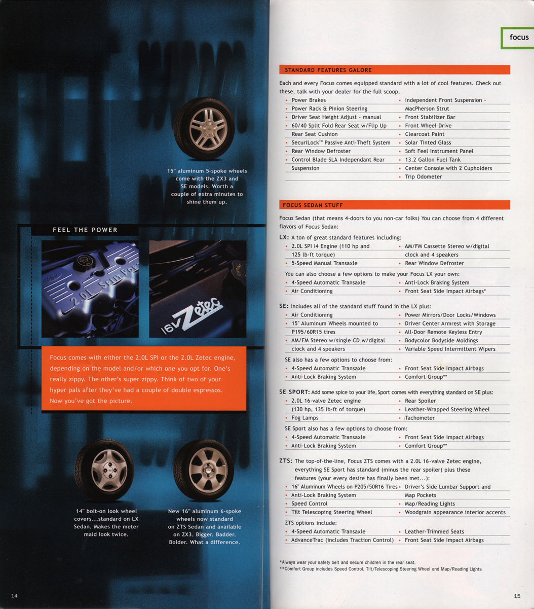 standard features
