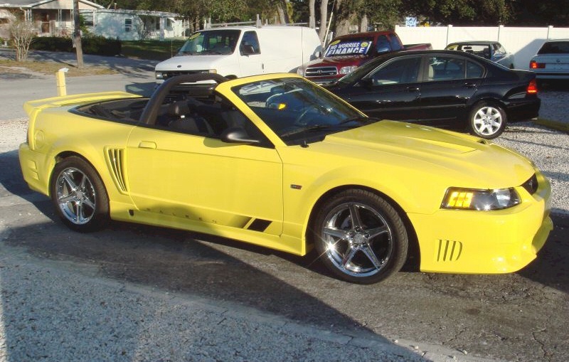 Zinc Yellow 2002 Saleen SC281-SC Convertible
