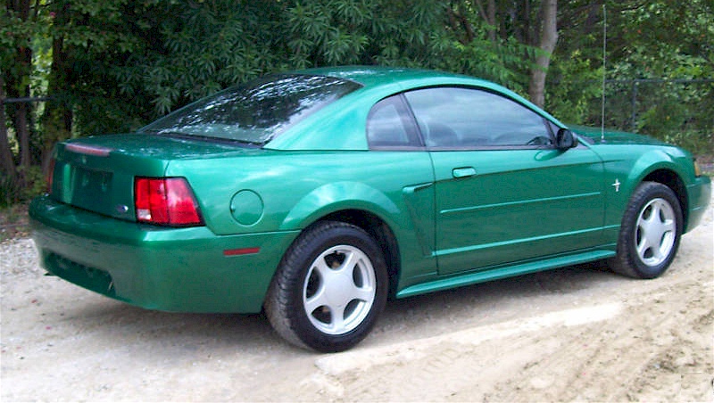 Electric Green 2002 Mustang Coupe