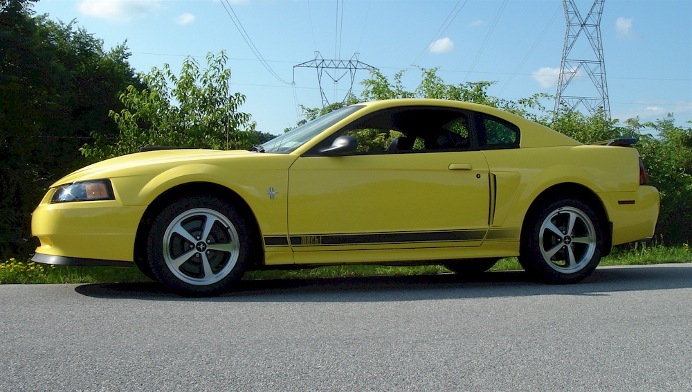 Zinc Yellow 03 Mach 1 Mustang