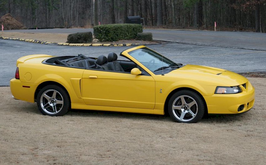 Screaming Yellow 2004 Cobra Convertible