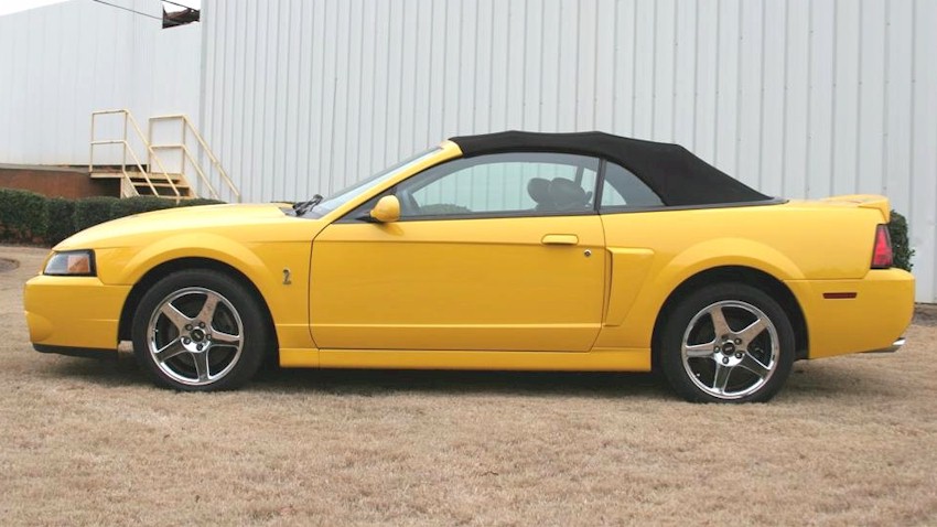 Screaming Yellow 2004 Cobra Convertible
