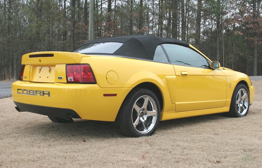 Screaming Yellow 2004 Cobra Convertible