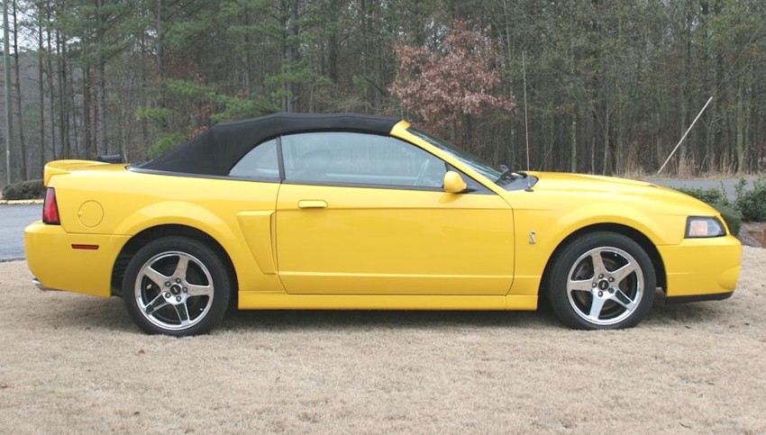 Screaming Yellow 2004 Cobra Convertible
