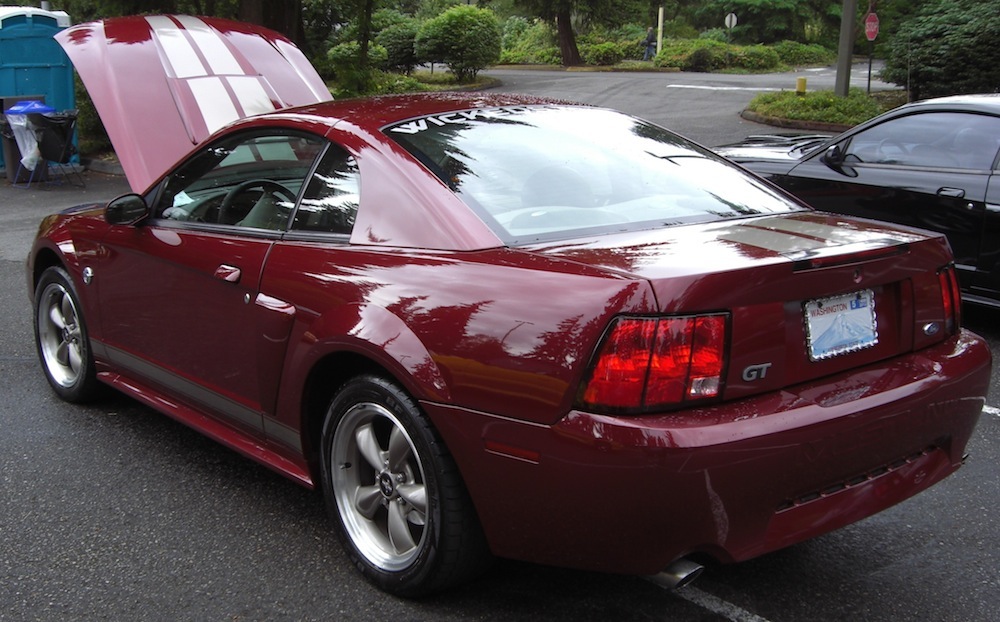 Crimson Red 2004 Mustang GT