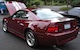 Crimson Red 2004 Mustang GT